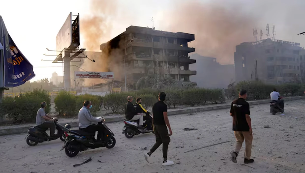 DESTRUCCIÓN. El barrio Dahiyeh, en Beirut, Líbano, fue una de las zonas que sufrió los bombardeos de Israel.