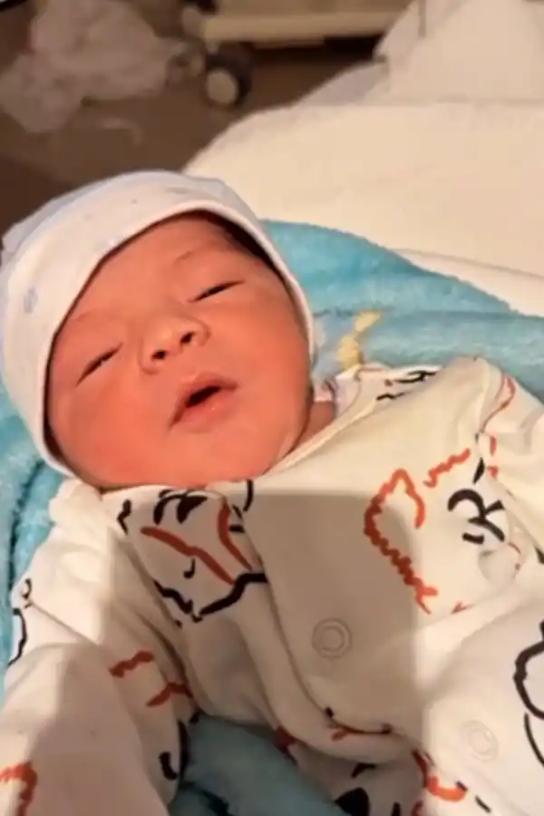 Amadeo, el segundo hijo de Morena Rial junto a Matías Ogas. 