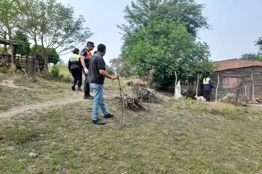 CONMOCIÓN. El femicidio de Silvia Herrera movilizó a los habitantes de la localidad de El Naranjo.