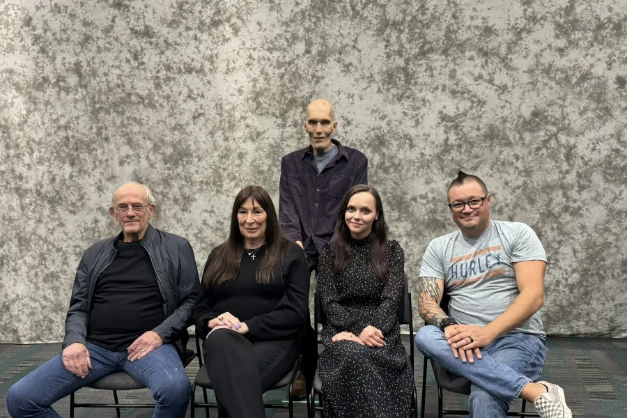 La Familia Addams se reencontró en Los Ángeles la semana pasada.