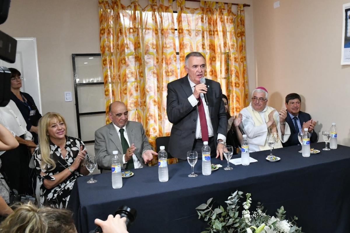 Jaldo concretó esta mañana la inauguración de la primera casa de acompañamiento integral en adicciones para mujeres “Santa Josefina Bakhita”