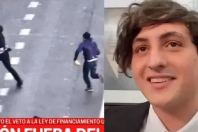 Agredieron a un streamer libertario fuera del Congreso