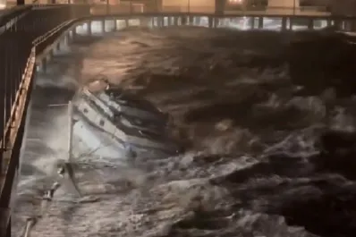 La ferocidad del Huracán Milton antes de tocar tierra en Florida