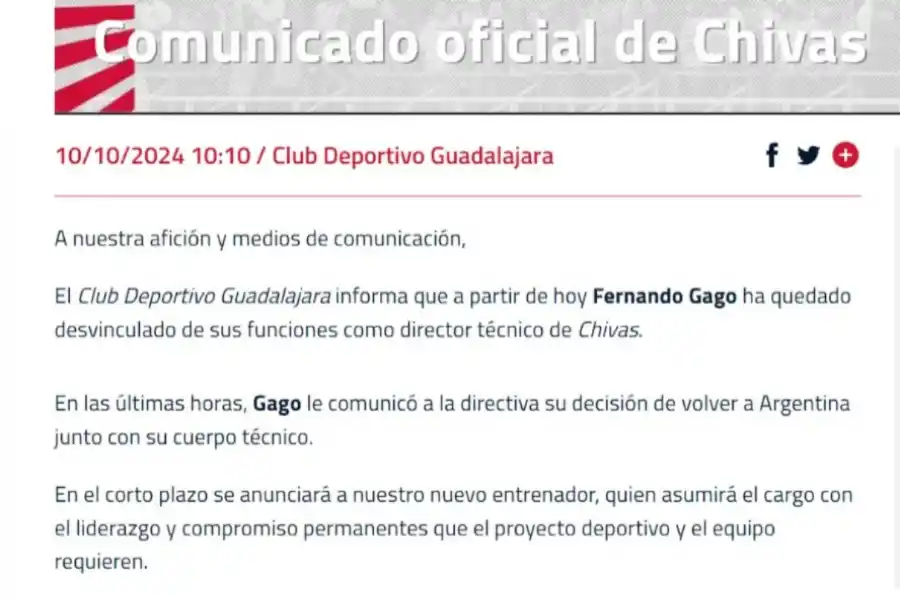 Es oficial: Fernando Gago llegó a un acuerdo con Boca y será su nuevo entrenador