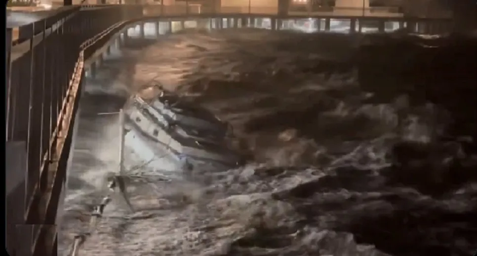 La ferocidad del Huracán Milton antes de tocar tierra en Florida