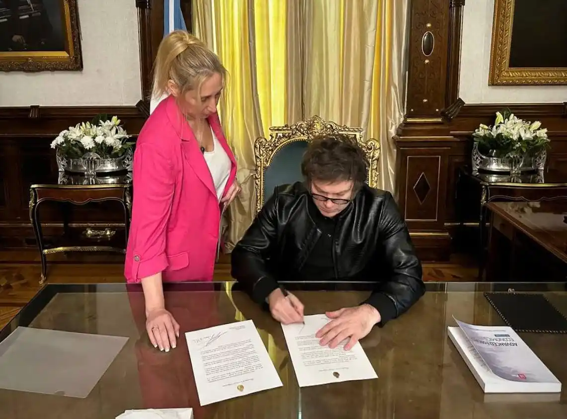 ARMADORA. Karina Milei es la encargada de gestionar la Libertad Avanza, el partido de Javier Milei. 