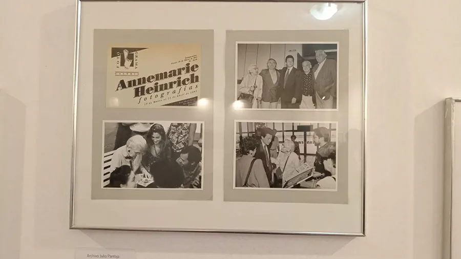 VISITA Y EXPOSICIÓN DE ANNE MARIE HEINRICH. El cuadro expresa distintas imágenes de la actividad de la fotógrafa de celebridades. La Gaceta / fotos de Jorge Figueroa y Diego Araoz