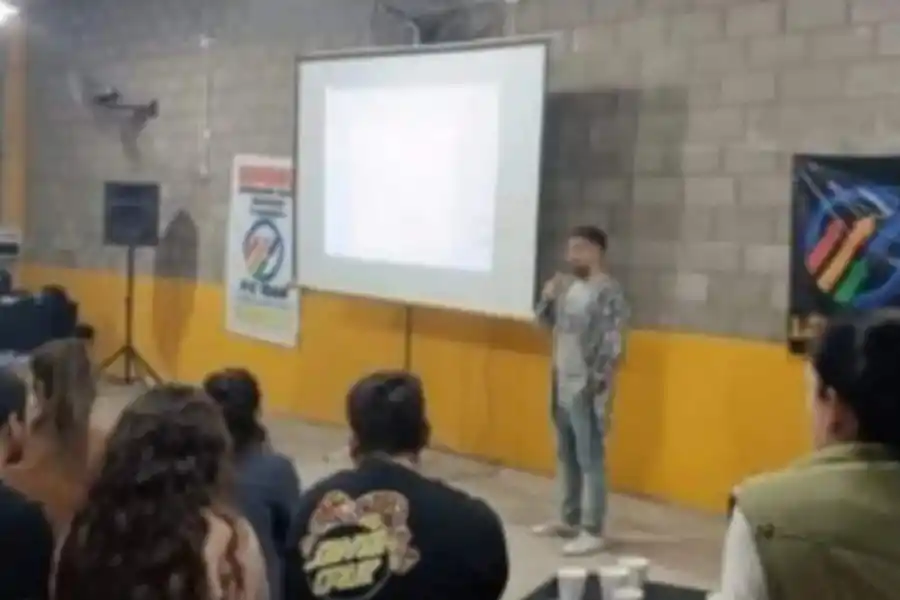 Reunión del grupo de inversores. Foto tomada del grupo de Whatsapp