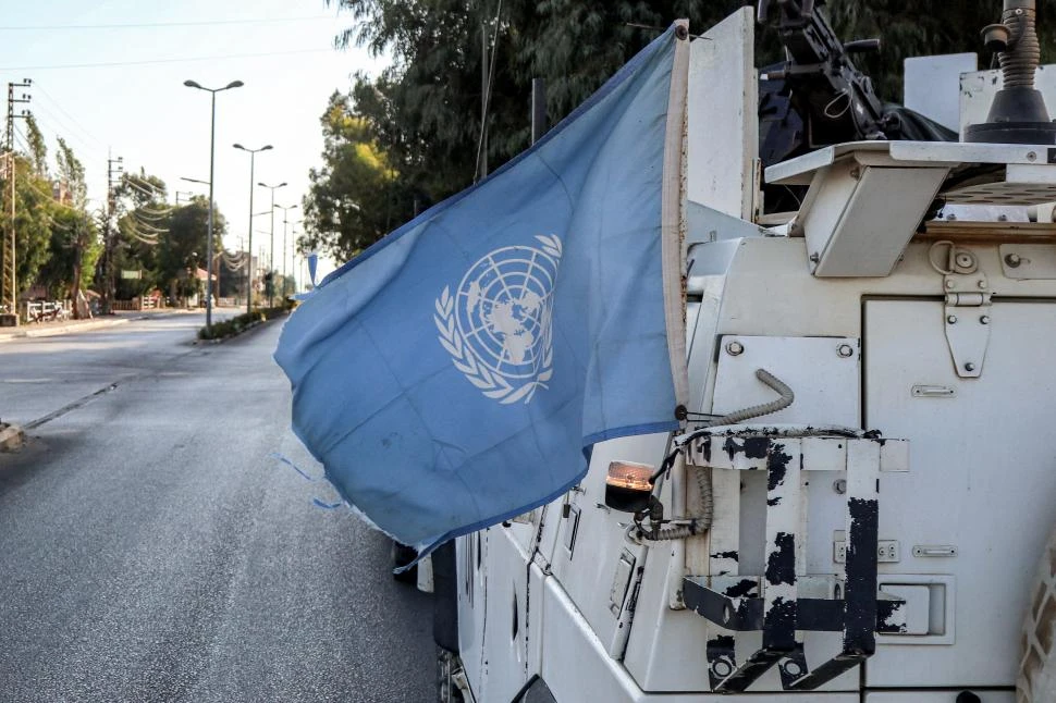 ATAQUE EN BEIRUT. Cascos azules de la Finul resultaron heridos.