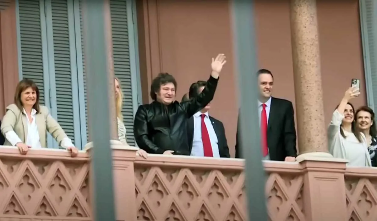 Javier Milei en Casa Rosada