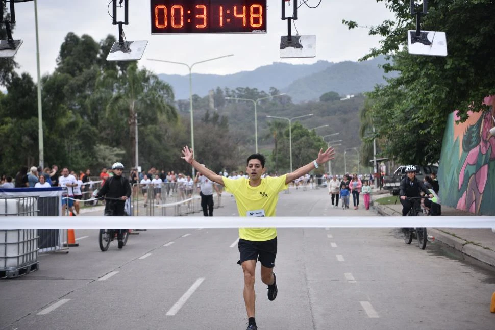 CRUZANDO LA META. Ezequiel Chavarría quiere repetir el resultado de 2023.