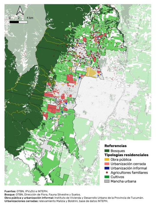 OCUPACIÓN. El sector se encuentra entre el cerro y la zona urbanizada