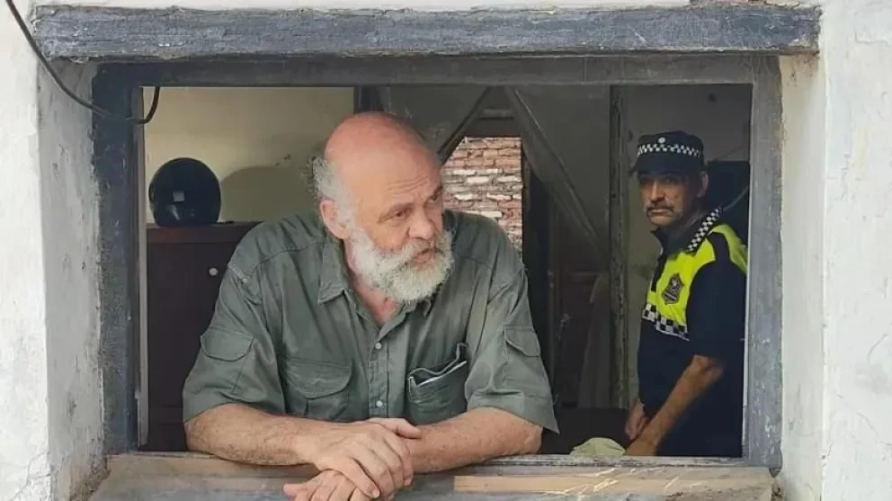 BARCOS Y CATEDRALES. Oscar Nemeth en una escena de la película.