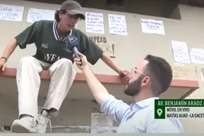 Estudiantes reclaman por la educación: Estoy arriba por mis convicciones