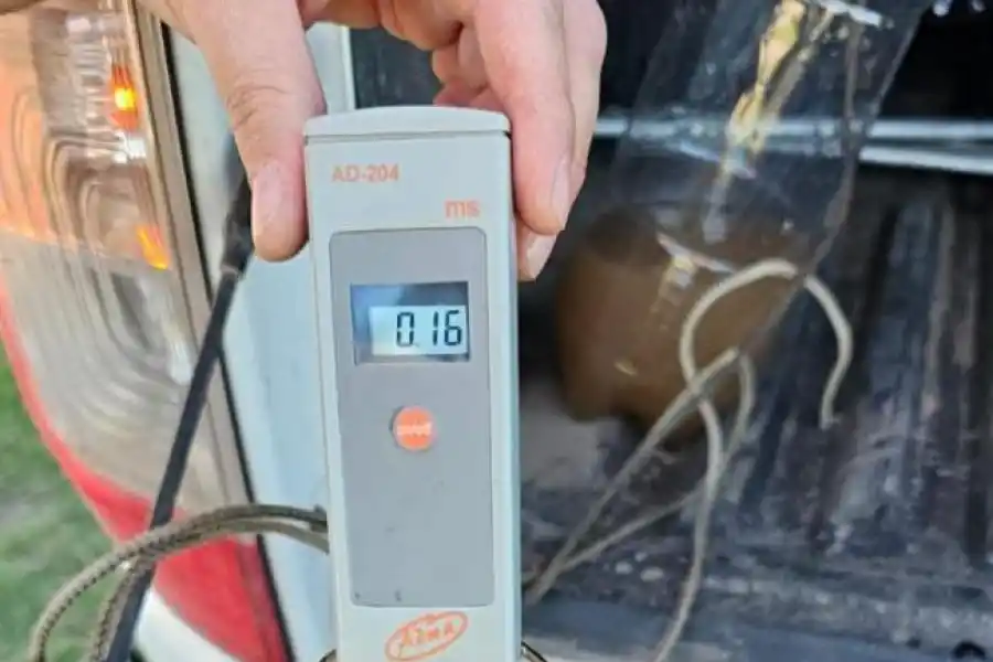 PRUEBA II. El resultado de la cantidad de oxígeno en el agua.