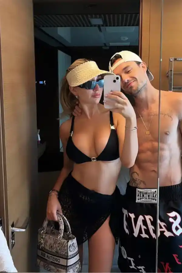 La última foto de Liam Payne junto a su novia