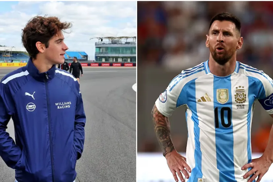 Colapinto reaccionó a las comparaciones con Messi: “No me siento a su nivel”