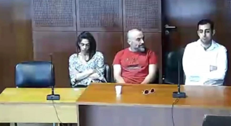 EN LA AUDIENCIA. Natalia Liberman, Alfredo Socci y Leonardo Salomón durante el debate.