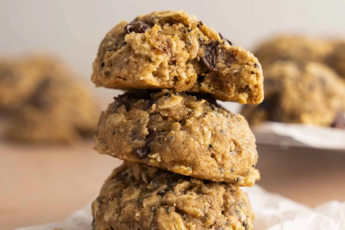 Galletas de avena para el desayuno en pocos minutos. 