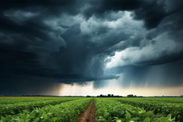 Las lluvias cambiaron el ánimo del hombre de campo