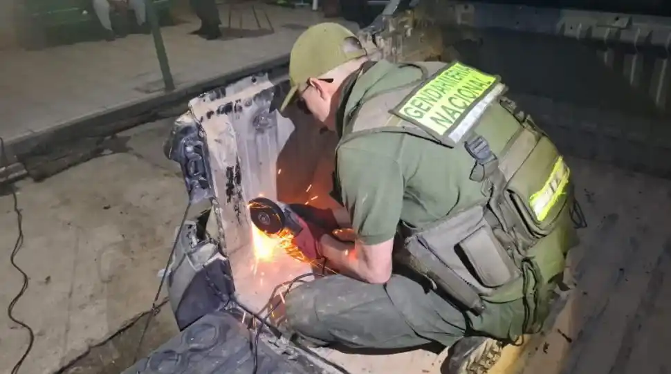 Secuestran 59 kilos de cocaína en la ruta 307