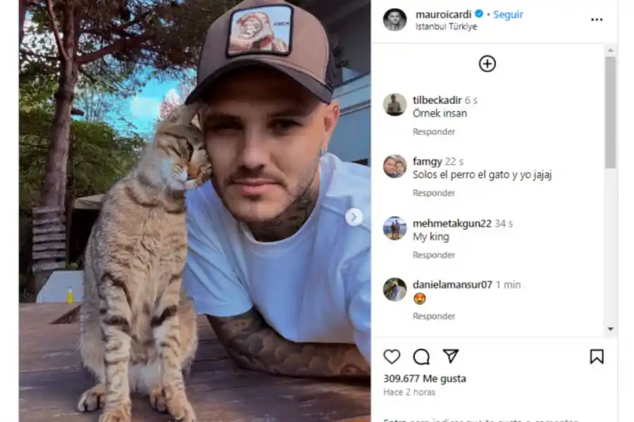Icardi ninguneó a Wanda Nara en el Día de la Madre