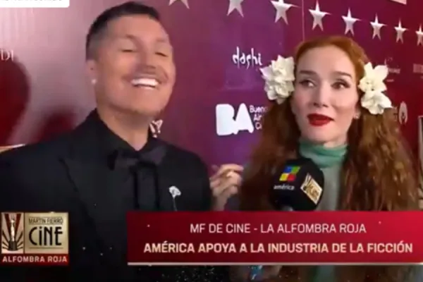 Censura o error: sacaron del aire a Natalia Oreiro en plena entrevista en los Martín Fierro 2024