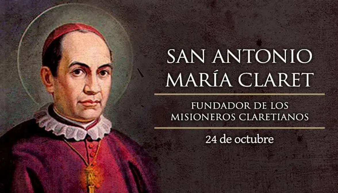 Este 24 de octubre se celebra a San Antonio María Claret