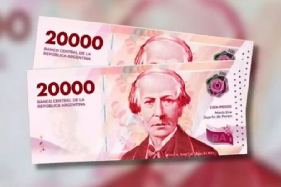 El Banco Central dijo que se demora la salida del billete de $20.000