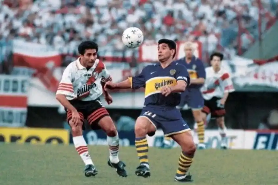 Esta fue la histórica frase que Maradona dijo en su último partido frente a River