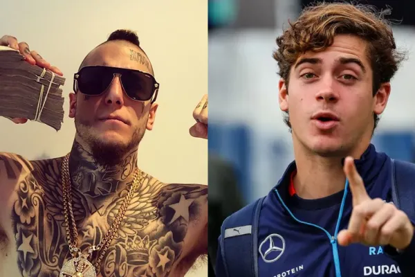 La picante crítica de Alex Caniggia para Franco Colapinto: “Hasta acá, humo”