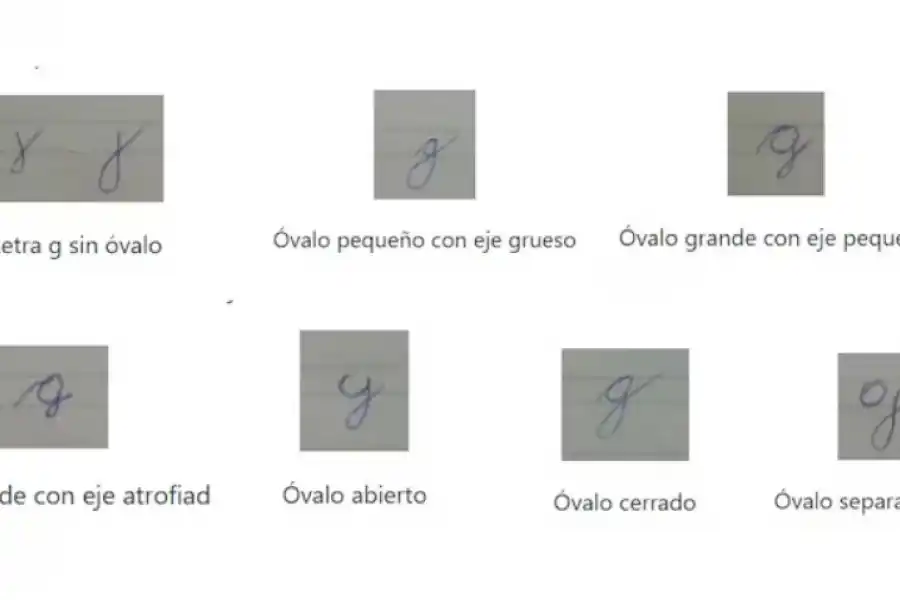 Las distintas formas de escribir la letra 