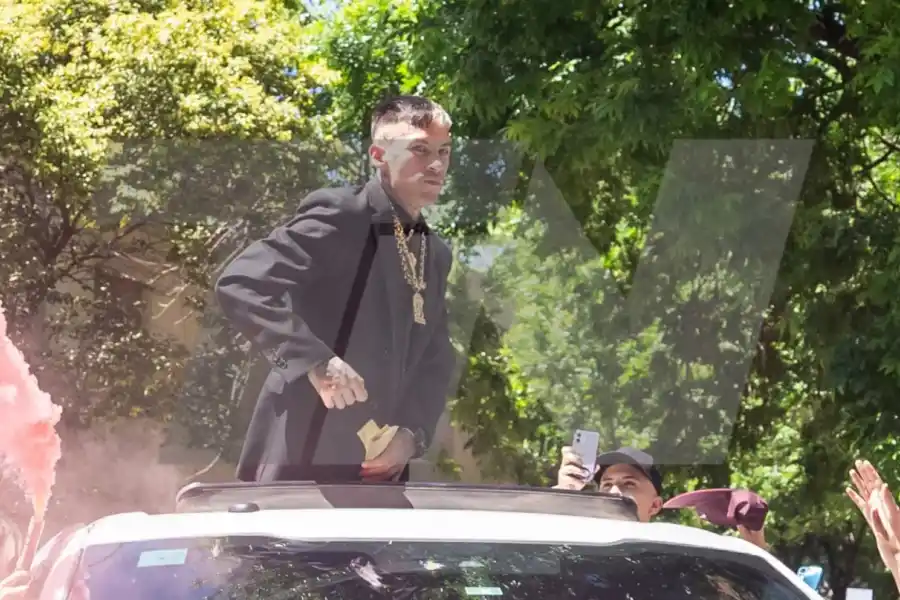 UN FALLO QUE LO BENEFICIA. L-Gante fue sentenciado a tres años de prisión en suspenso.