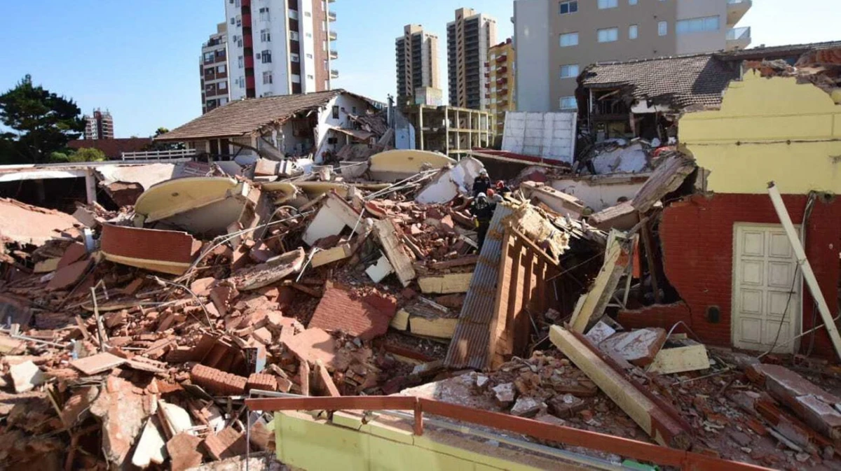 Derrumbe del hotel de Villa Gesell