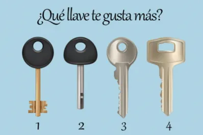 Test de personalidad: la llave que elijas revelará si sos una persona confiable para las otras personas
