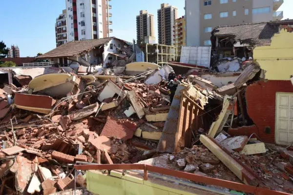 Derrumbe del hotel de Villa Gesell