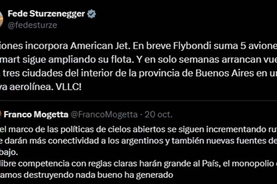 CELEBRACIÓN OFICIAL. Los principales funcionarios de Transporte de la Nación anunciaron más competencia en los cielos argentinos.