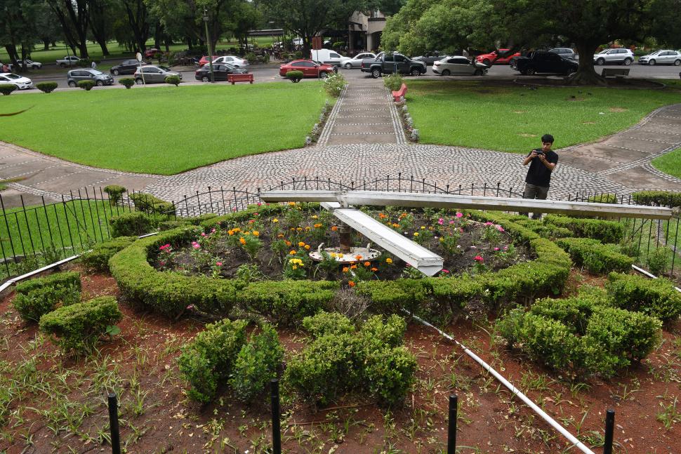 INFANCIA. El parque 9 de Julio fue protagonista de la niñez de la artista.