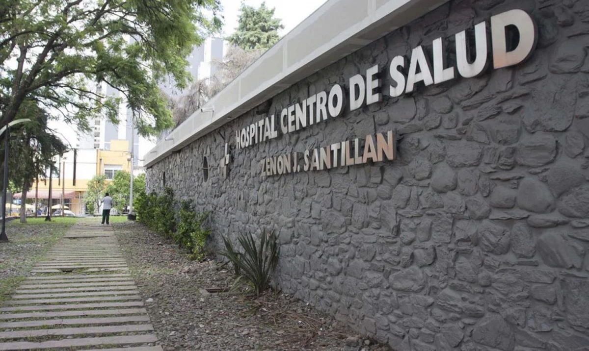 El empresario agredido fue trasladado al hospital Centro de Salud.