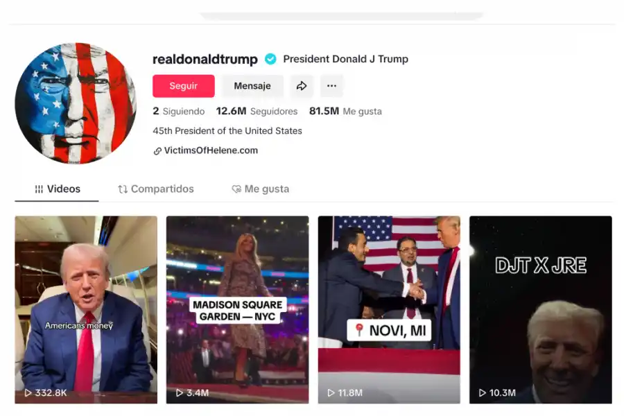 Trump vs Harris: la batalla por la presidencia también se libra en las redes sociales