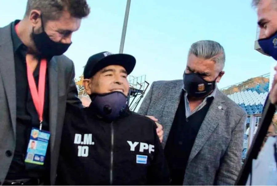 La última aparición de Maradona antes de muerte 