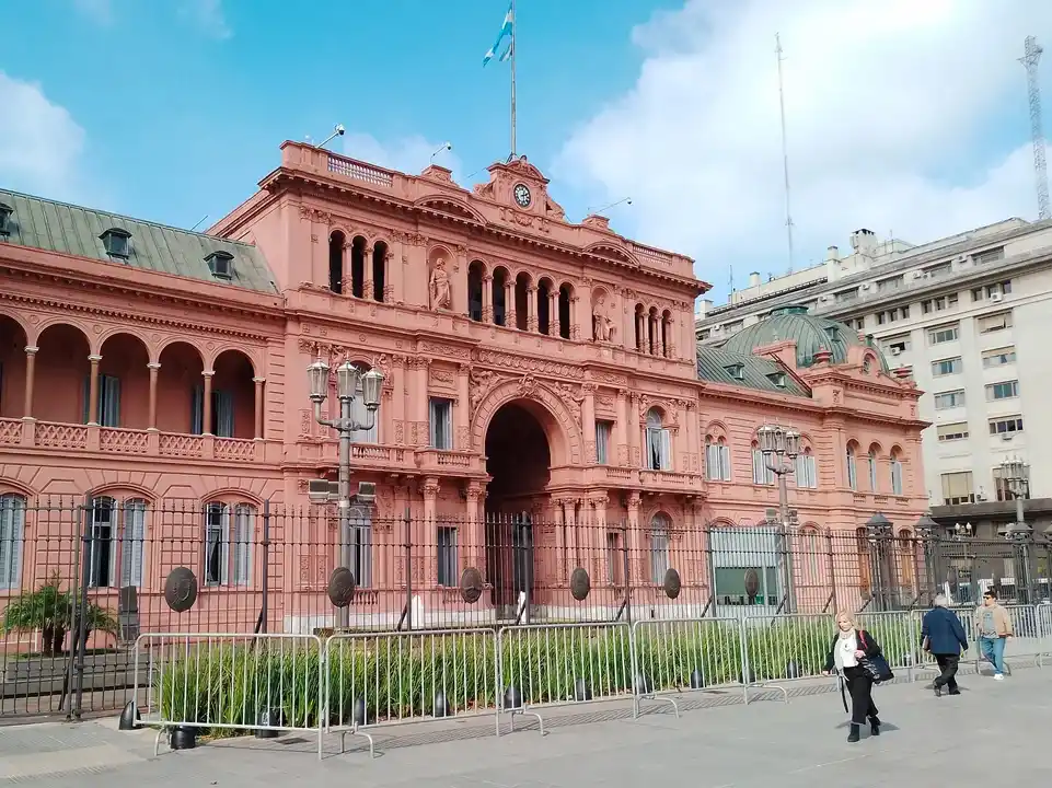 La Casa Rosada. 