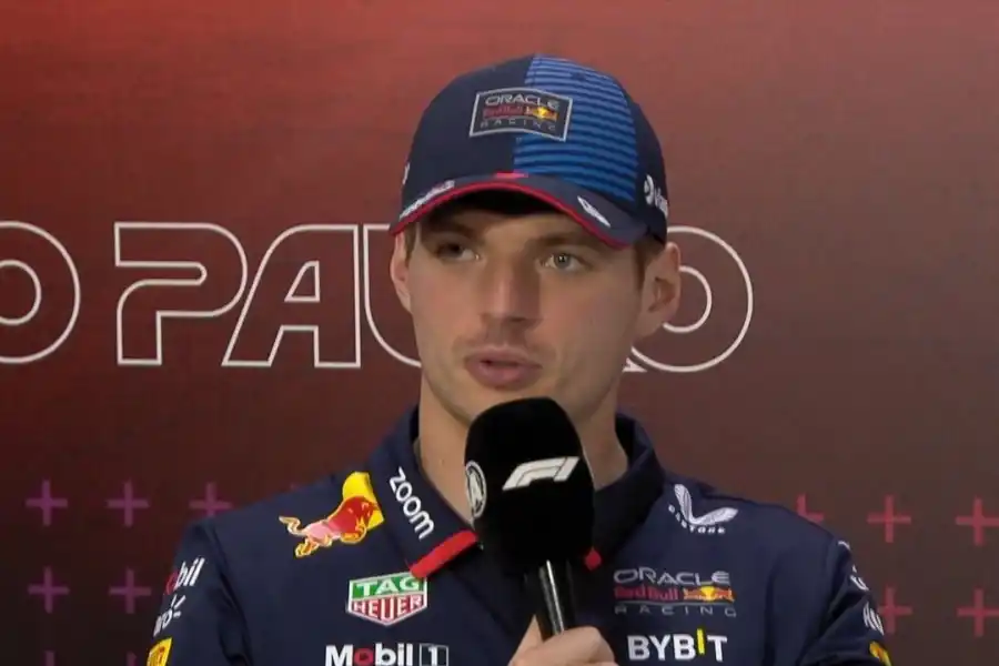 GRAN ELOGIO. Max Verstappen habló sobre Franco Colapinto en la previa del GP de Brasil.