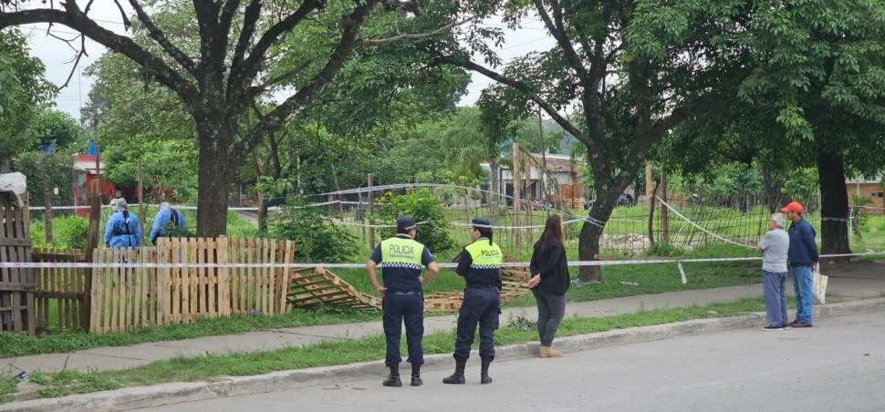 LA ESCENA. El lugar donde la víctima fue herida gravemente.