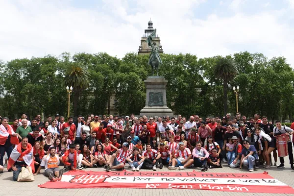 Los festejos del 115 aniversario “santo”, en un lugar atípico, pero soñado