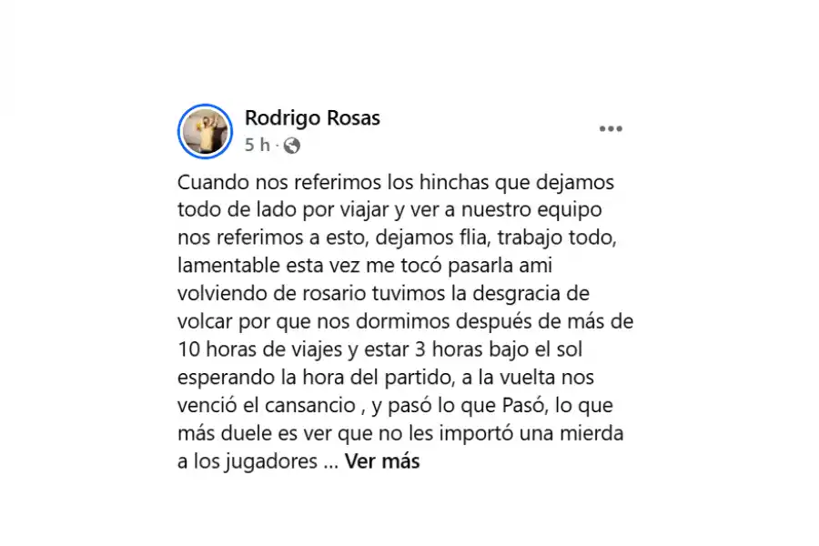 Un grupo de hinchas de San Martín de Tucumán protagonizó un accidente grave en la ruta y se organizó una colecta