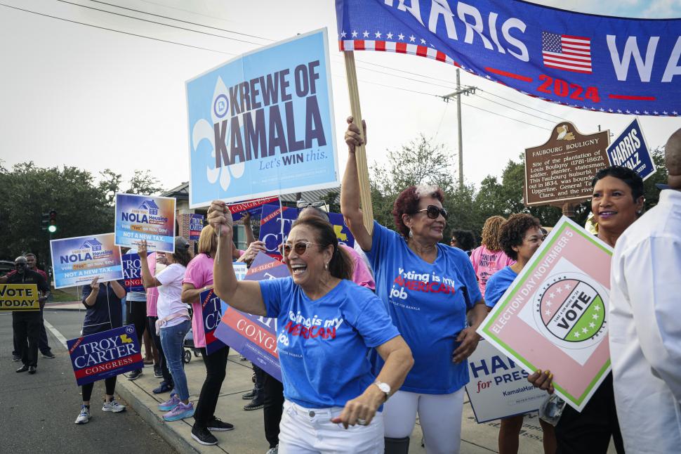 CONVOCATORIA. Mujeres e inmigrantes se volcaron por Harris.