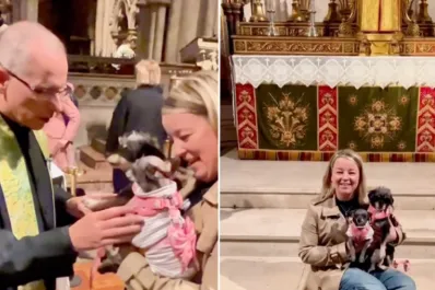 Las mascotas de Londres asistieron a la anual “bendición de perros” de una iglesia local