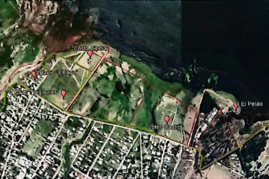 LUGARES MARCADOS. Las usurpaciones que denunció el Gobierno.