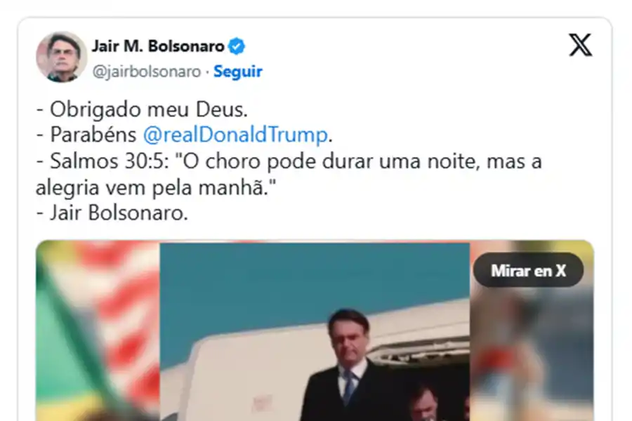 Elecciones en Estados Unidos: Bukele, Bolsonaro, Macron y Netanyahu, los primeros líderes que felicitaron a Donald Trump